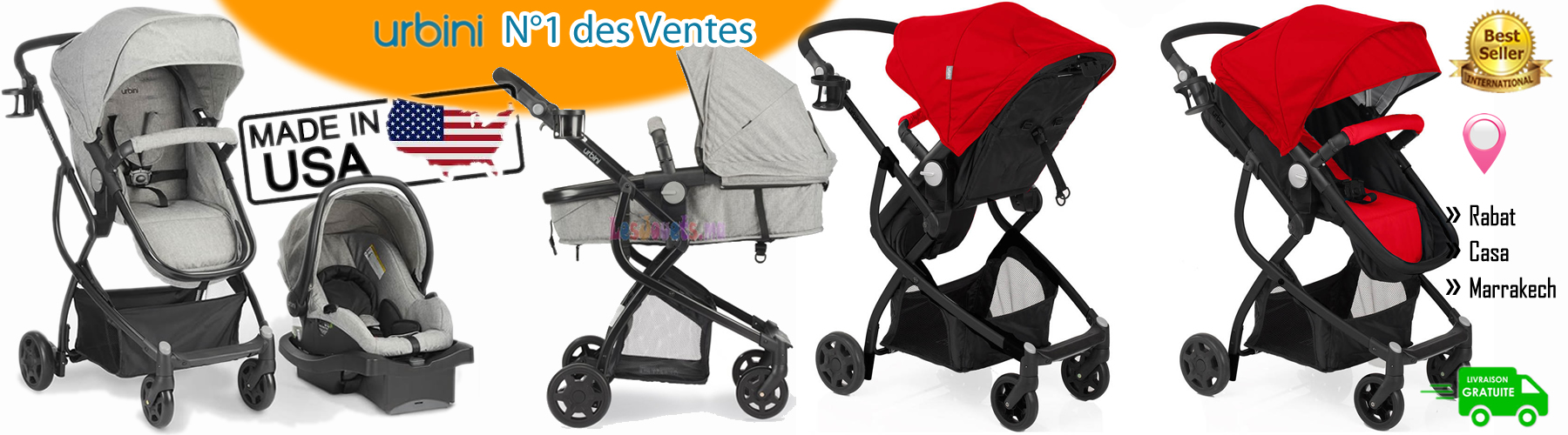 poussette a vendre maroc