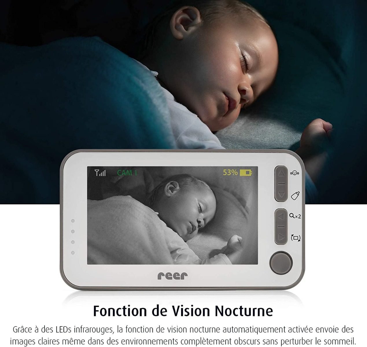 Moustiquaire Reer 87011 Pour Siège Bébé - Noir - Universelle Groupe 0/0+ - Lavable En Machine