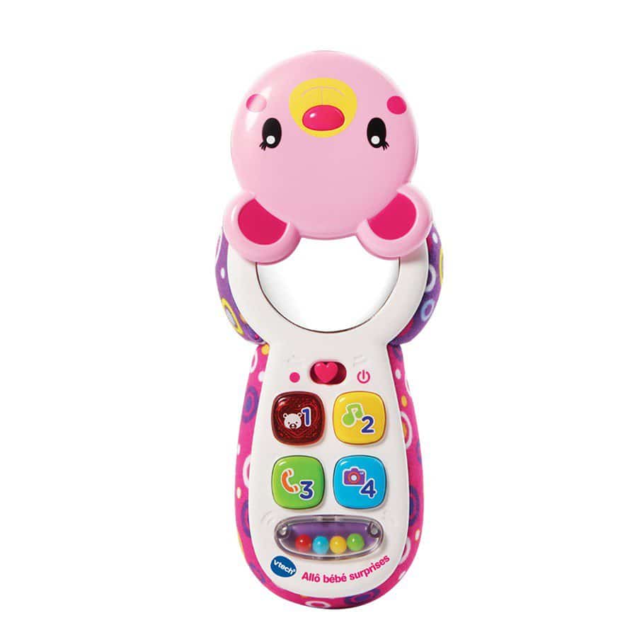 Vtech : Allô Bébé Surprises Rose - Lesjouets.ma