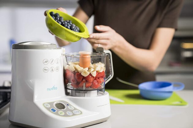 cuisson vapeur de fruits préparation compote