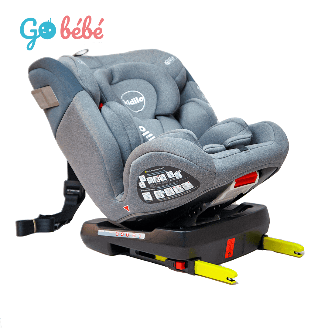 Siège auto rotatif Grp0/1/2/3 isofix – Kidilo 