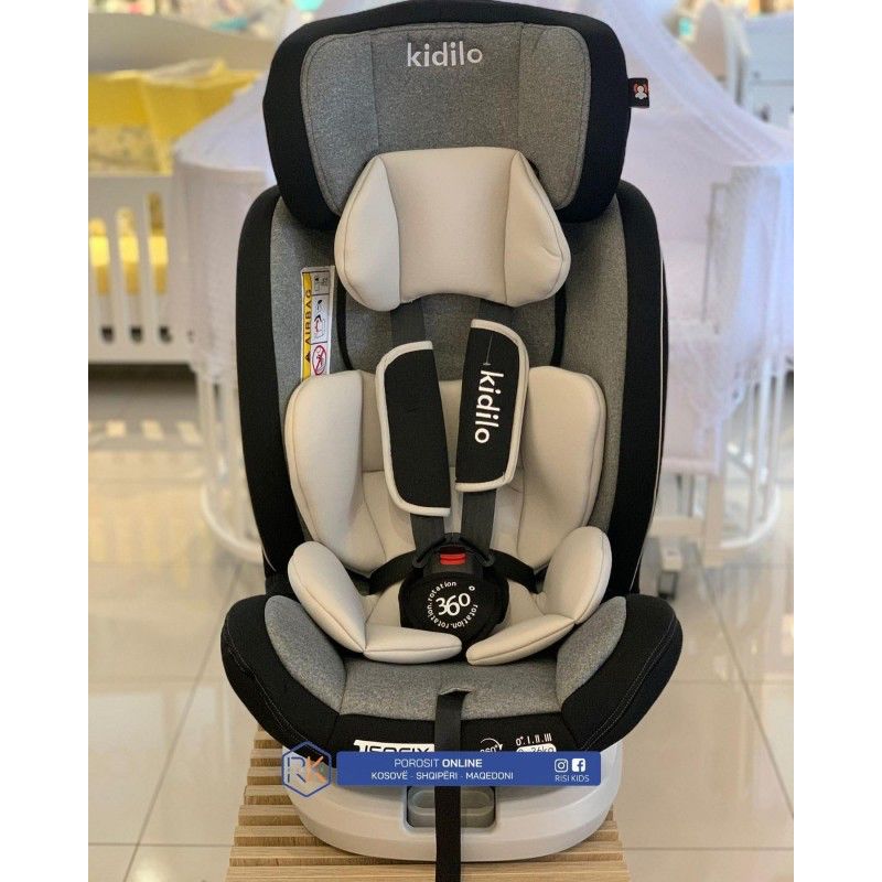 Siège auto Pivotant de la naissance jusqu'à 12ans Isofix – Kidilo 