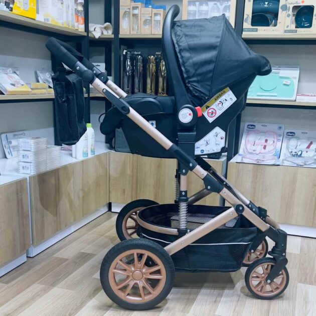 Poussette 3en1 V6+C maxi cosi noir