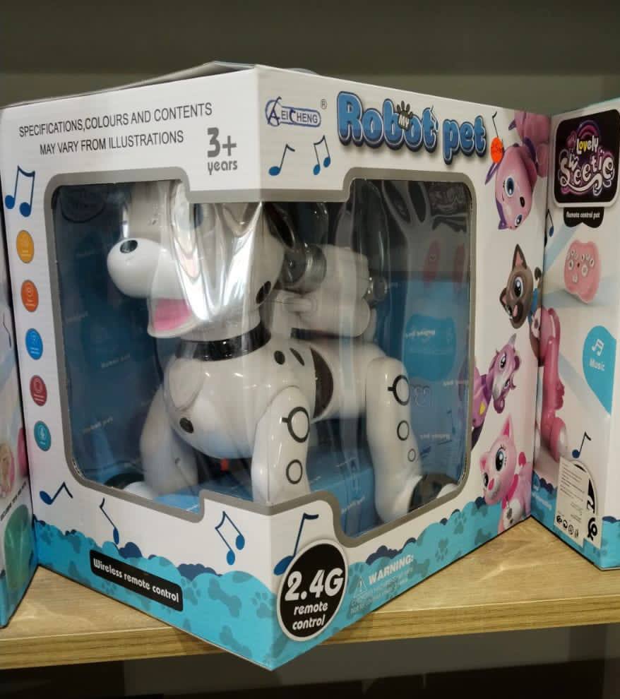 Led électronique jouet pour animaux de compagnie sans fil RC Robot chien  enfants interactif parlant Intelligent télécommande éducative intelligente, ✓ Meilleur prix au Maroc et ailleurs