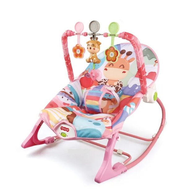 Transat musical réglable tiibaby motif girafe