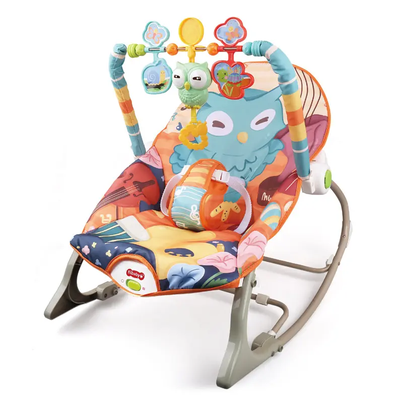 Transat balancelle avec jouets et mélodies bébé 0-6 mois Petit Singe -  Beige