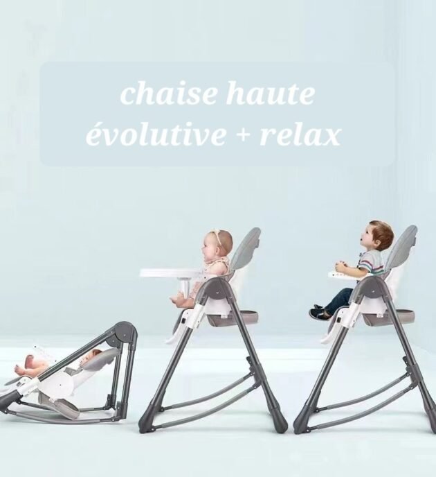 Chaise haute et relax evolutive