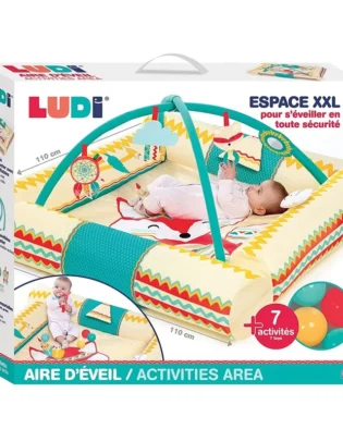 aire d'éveil indien et d'activités ludi