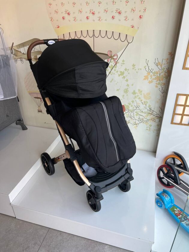 Poussette valise avec couvre jambe