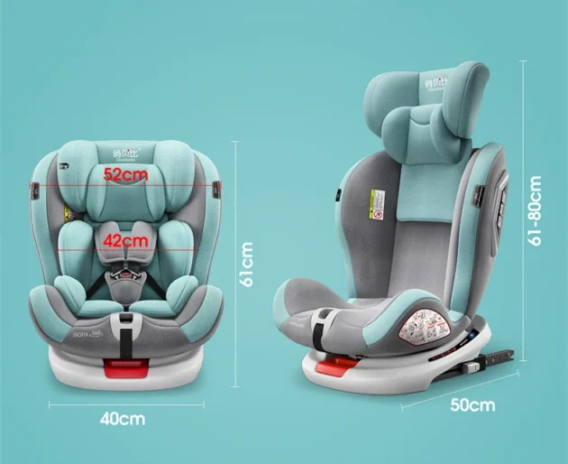 hauteur réglable isofix