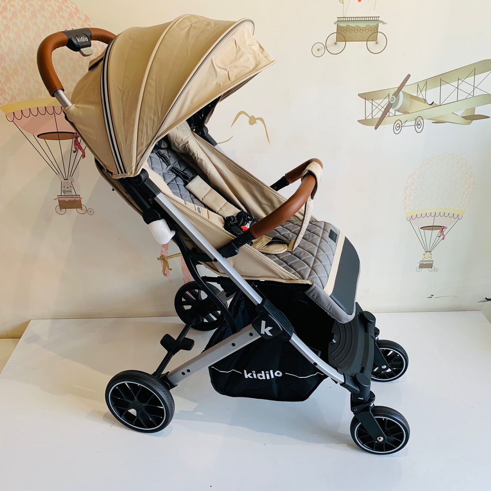 MomTan®Accessoires de poussette 3 en 1 pour bébé, accoudoir, pare