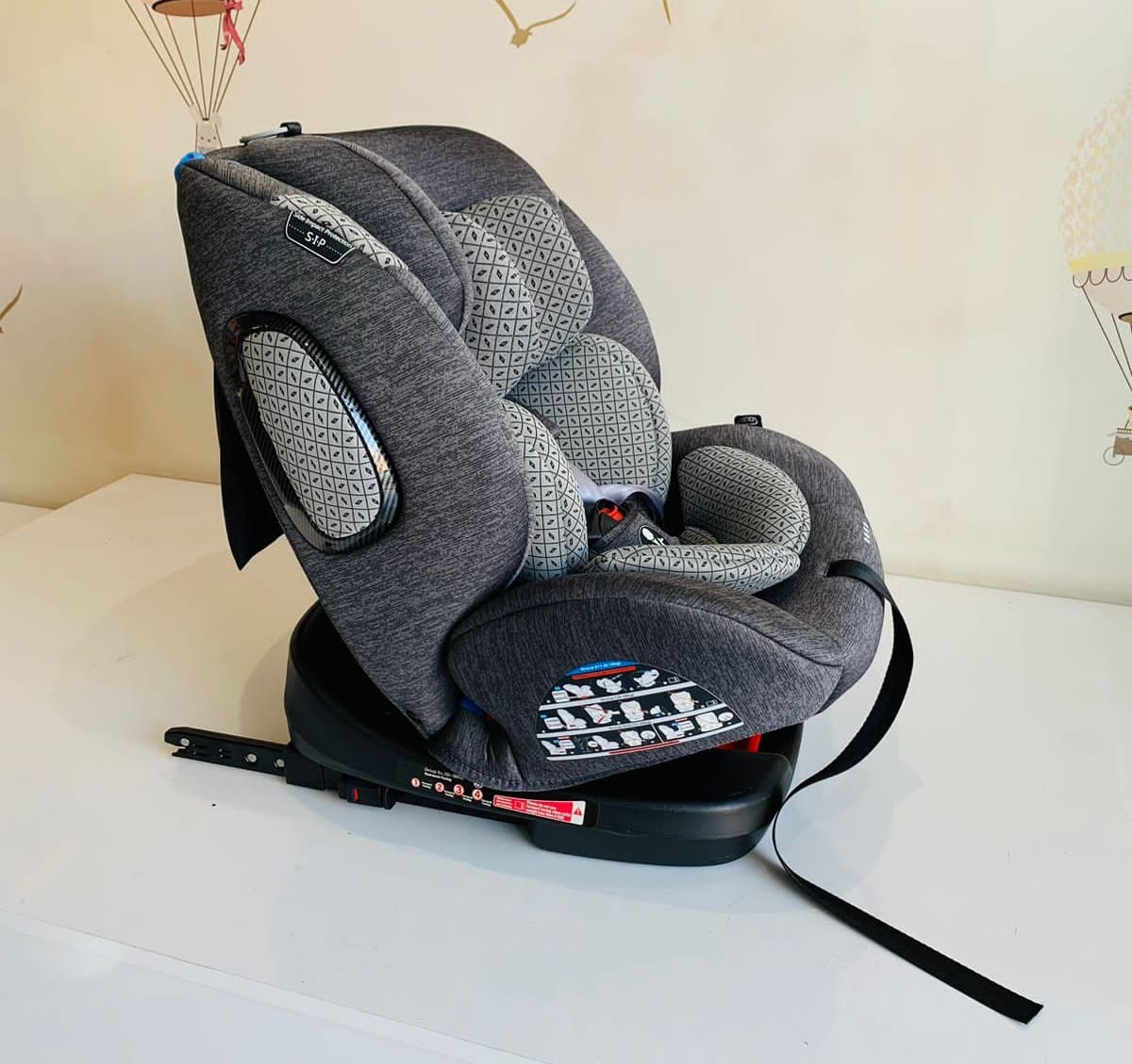 Siège auto rotatif isofix Grp 0-1-2-3 0 à 36kg - Kidilo 