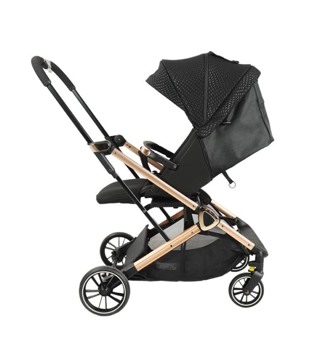 profil poussette rotative à 360° noire baobaohao 1