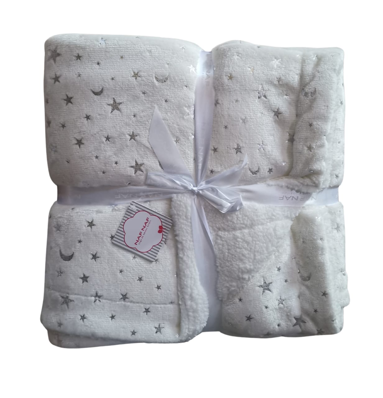 Couverture toiles brillantes 110 x 140 NAF NAF Lesjouets.ma