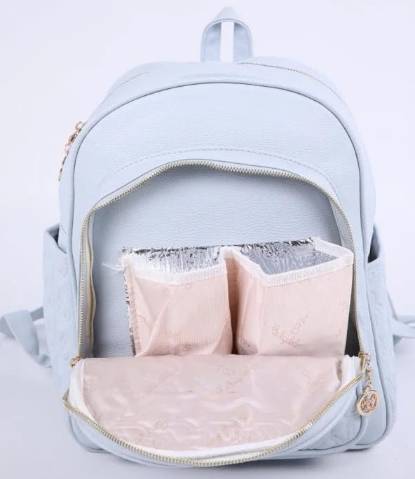 Sac à dos en cuir bébé maman - Babydola 