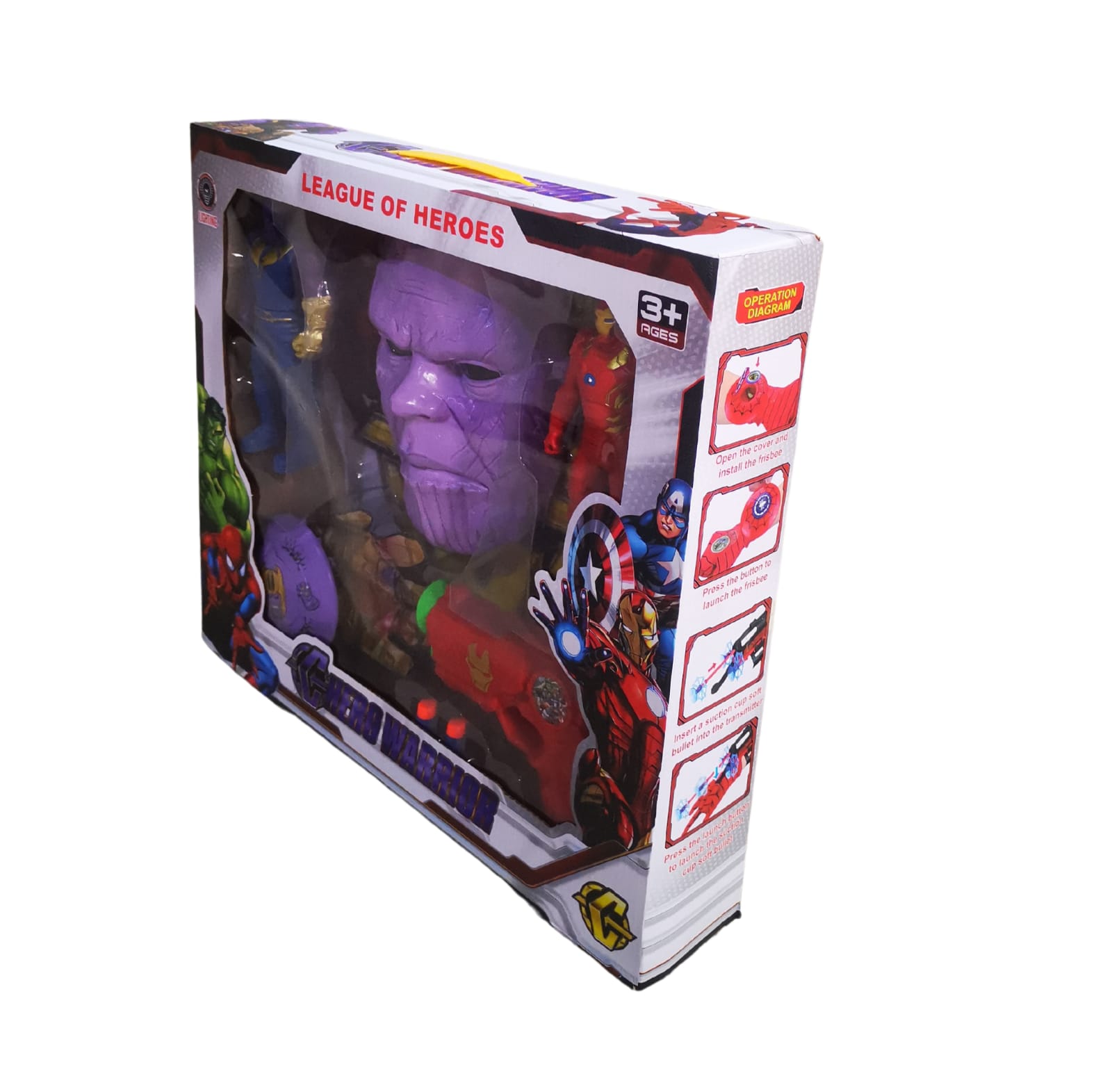 Pistolet et masque Thanos Avengers Lesjouets.ma